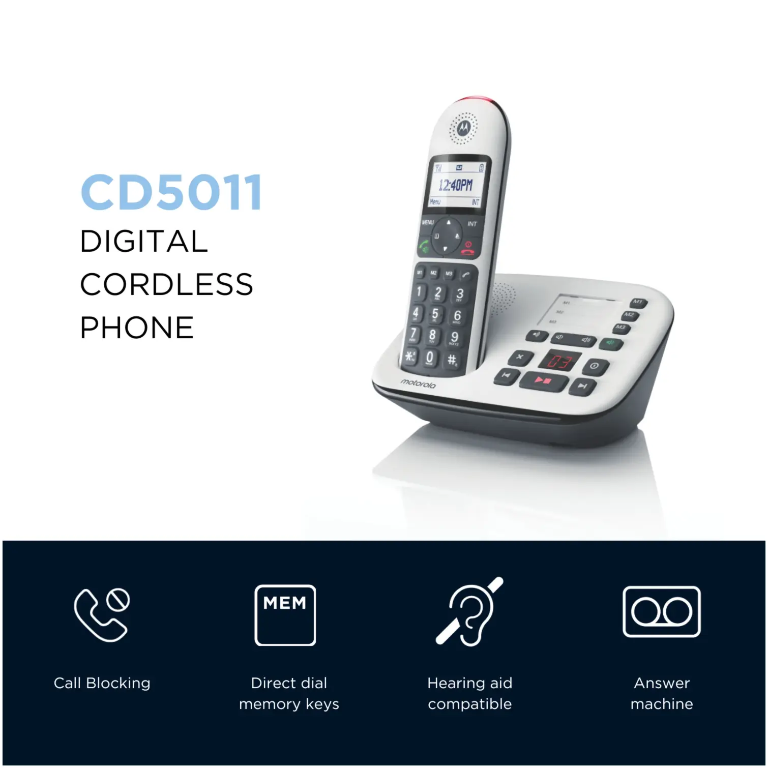 Motorola Big Button Dect Phone