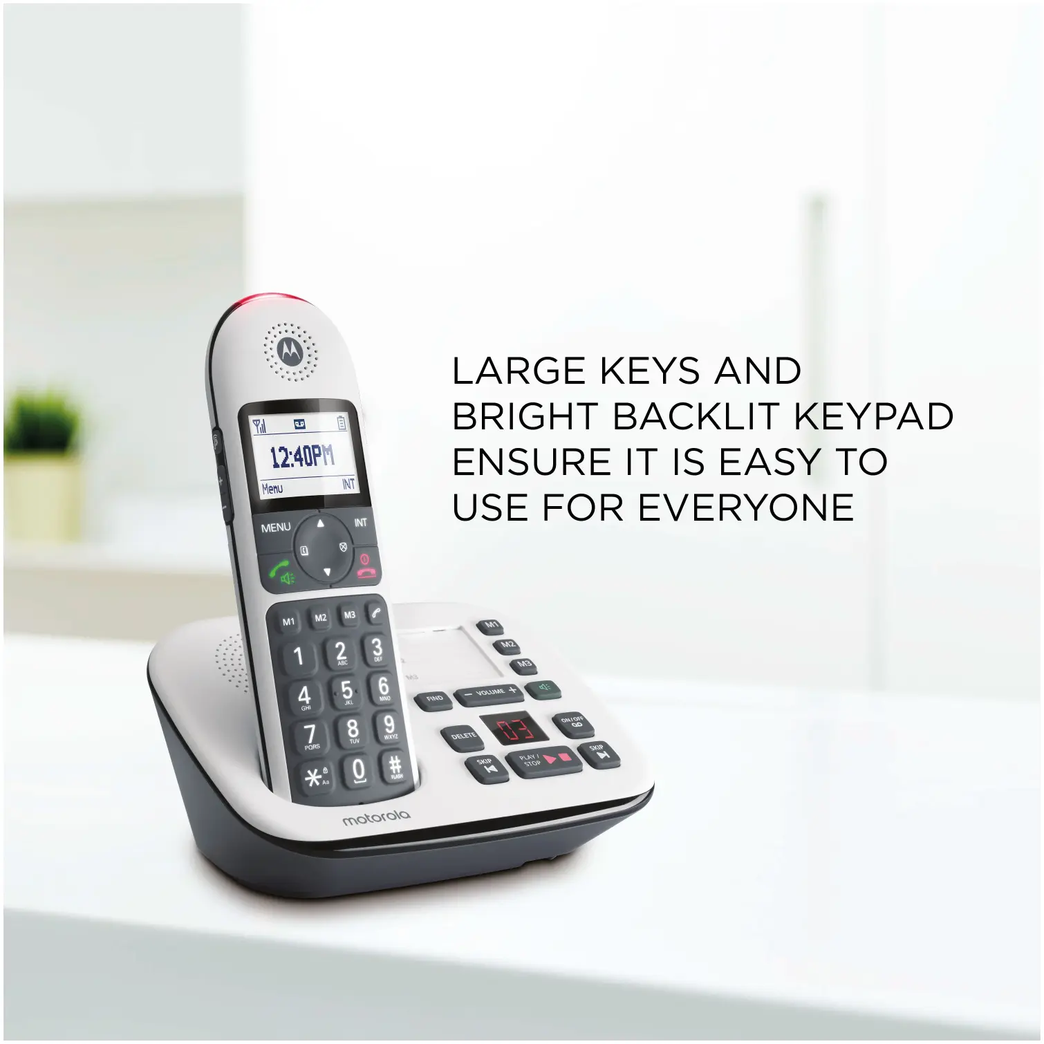Motorola Big Button Dect Phone
