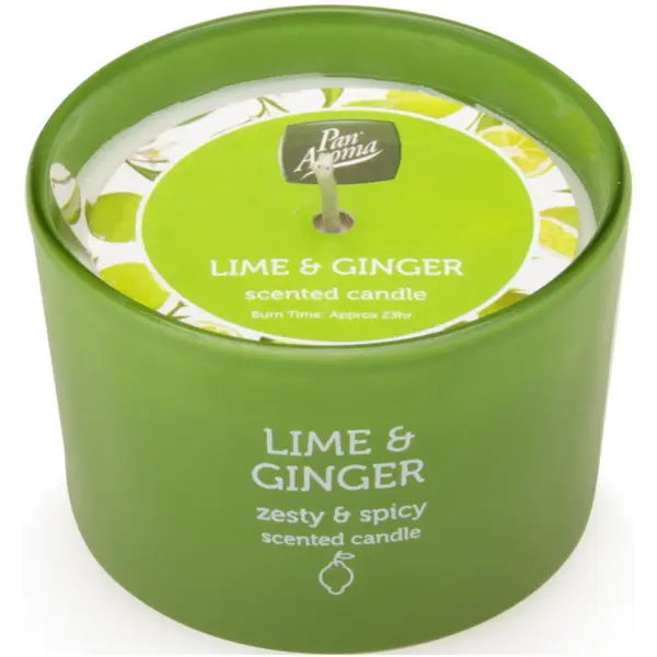 OFO0210 Pan Aroma Lime & Ginger Scented Candle
