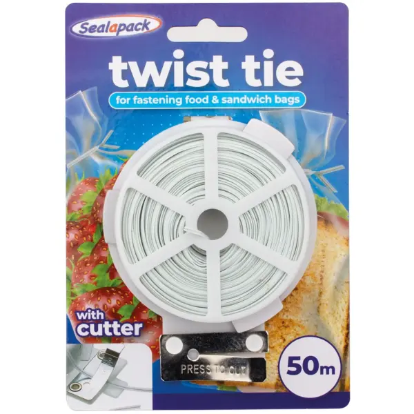 Sealapack Kitchen Twist Tie 50m