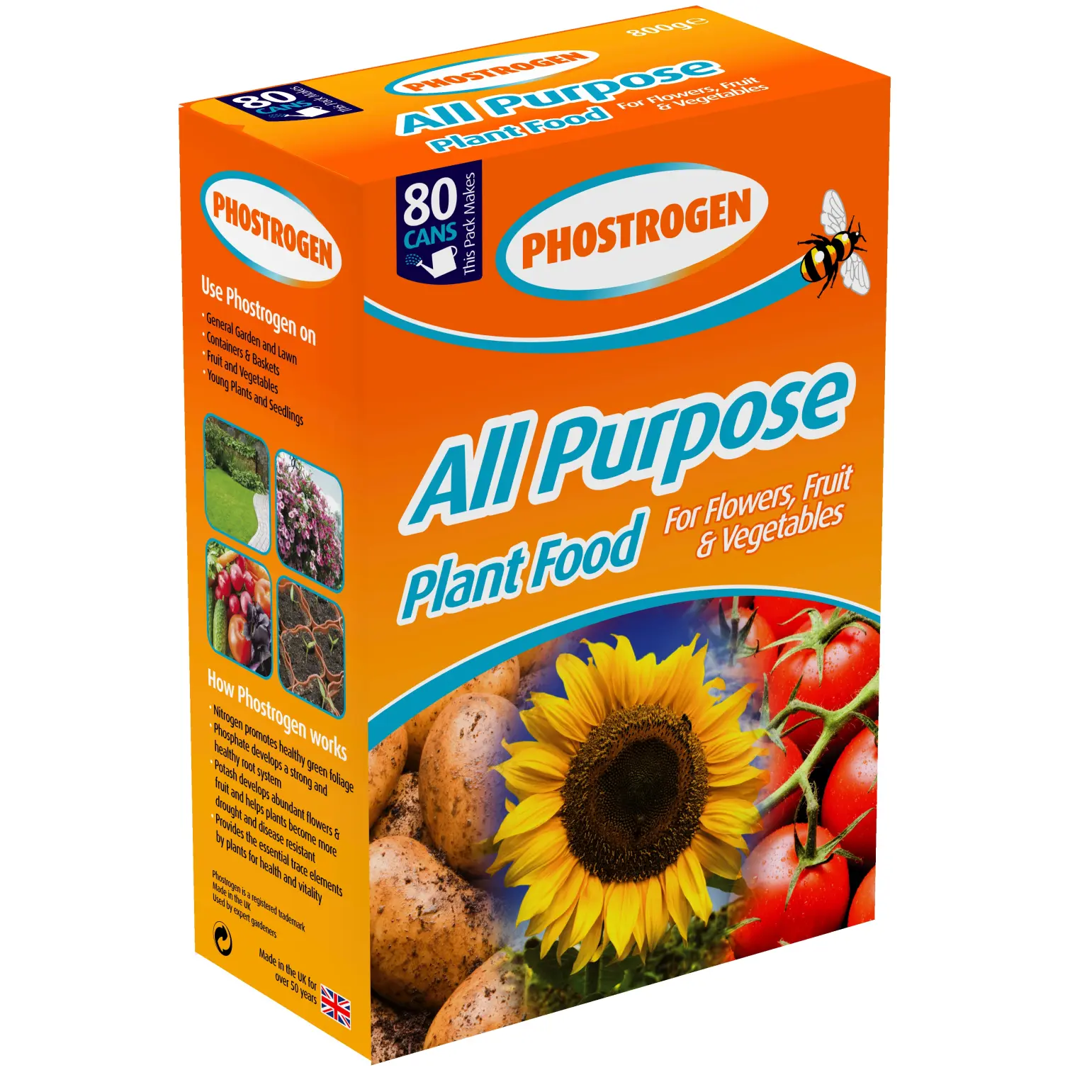 Phostrogen 800g Soluble Plant Food 80can