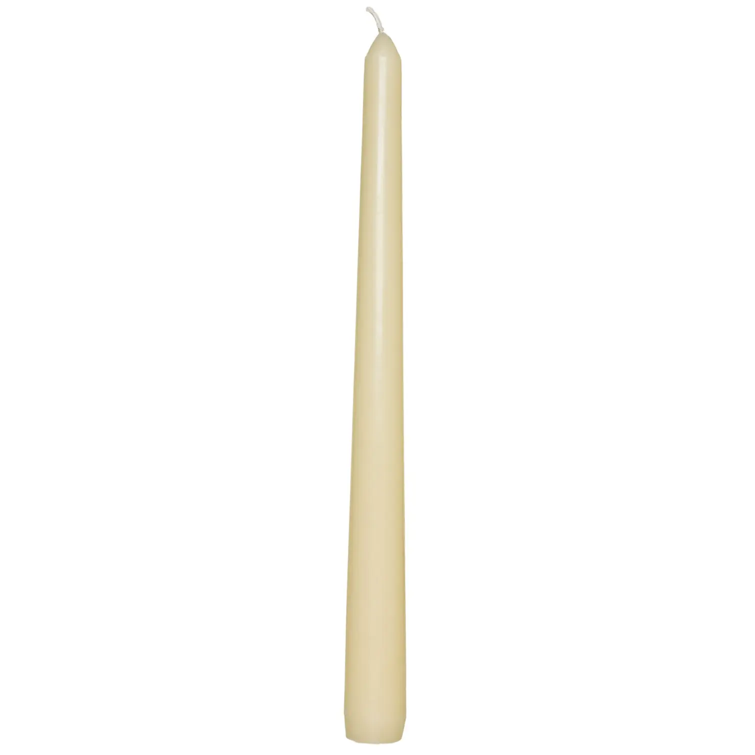 Prices Venetian Dinner Candle Ivory 25.5cm