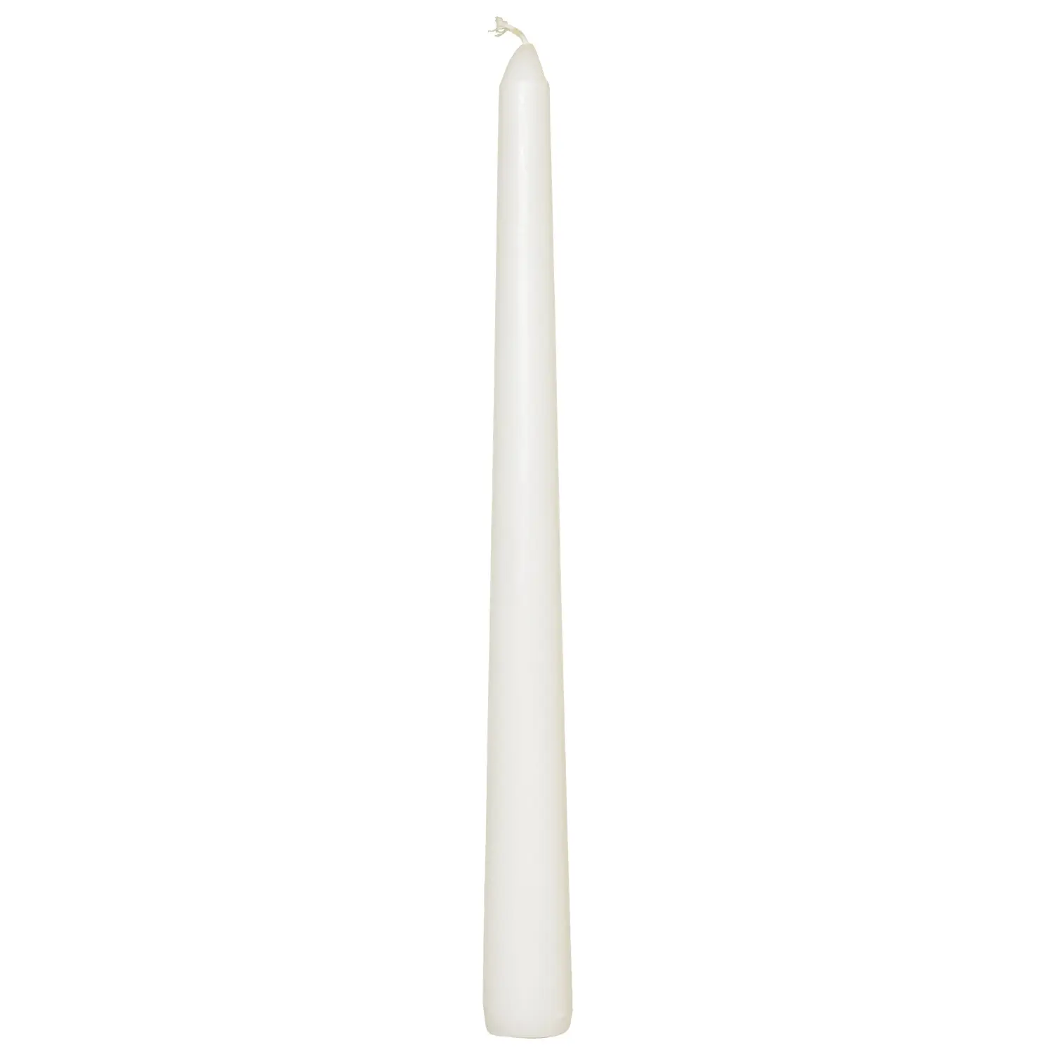 Prices Venetian Dinner Candle White 25.5cm