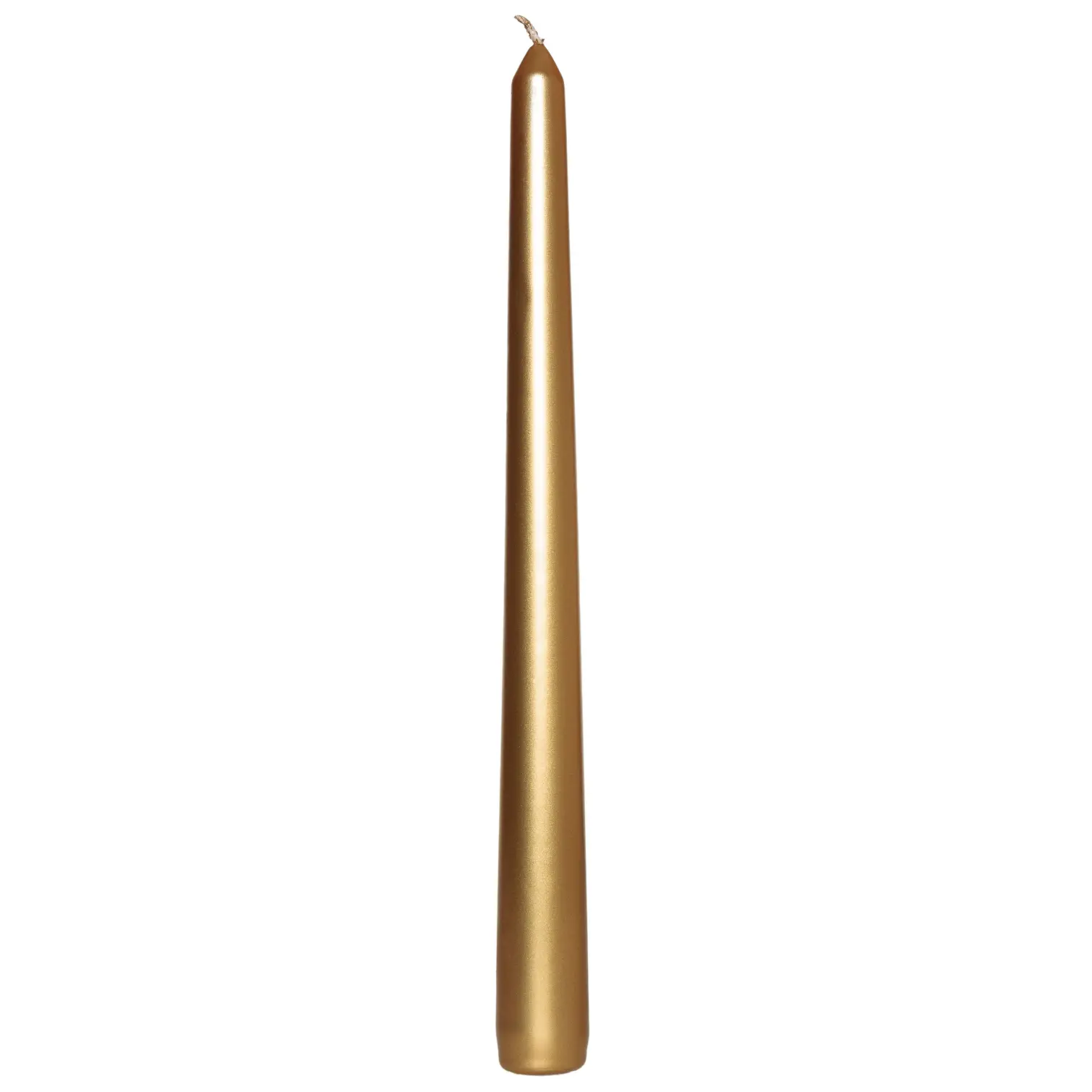 Prices Venetian Dinner Candle Gold 25.5cm