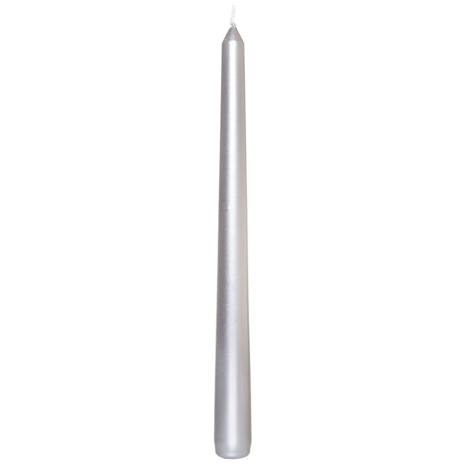 Prices Venetian Dinner Candle Silver 25.5cm