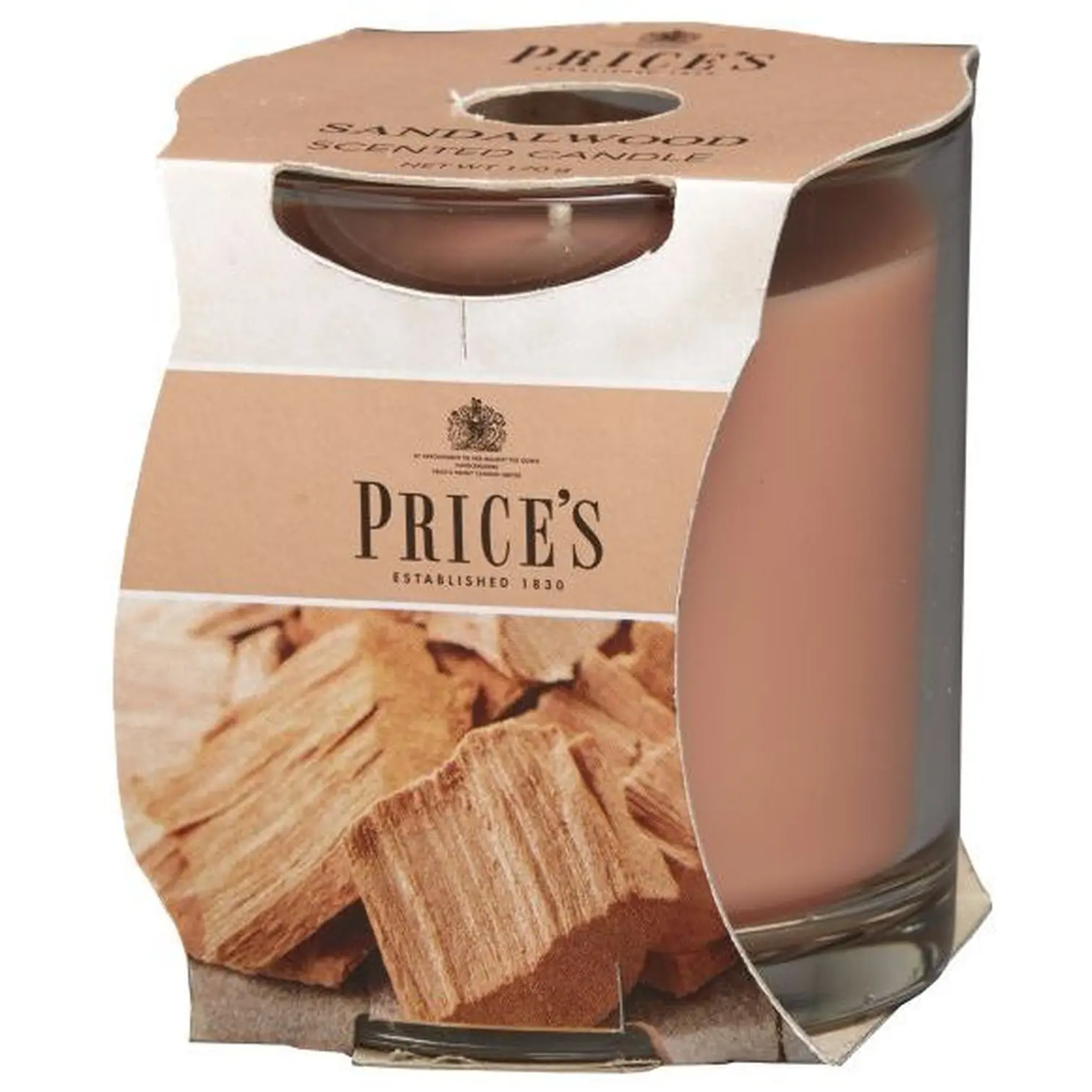 Prices Sandalwood Scented Cluster Jar Candle