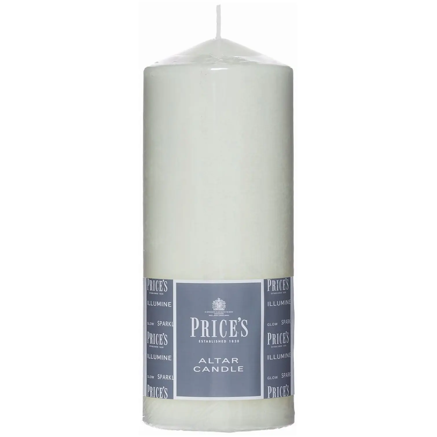 Prices Solid Wax Altar Candle 20x8cm