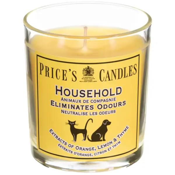 Prices Cluster Jar Household Candle 8.3x7.4cm