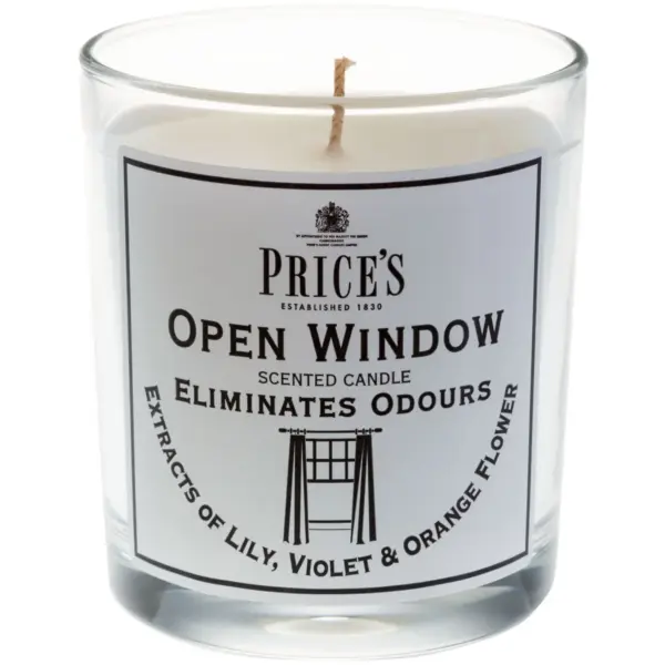 Prices Cluster Jar Open Window Candle 8.3x7.4cm