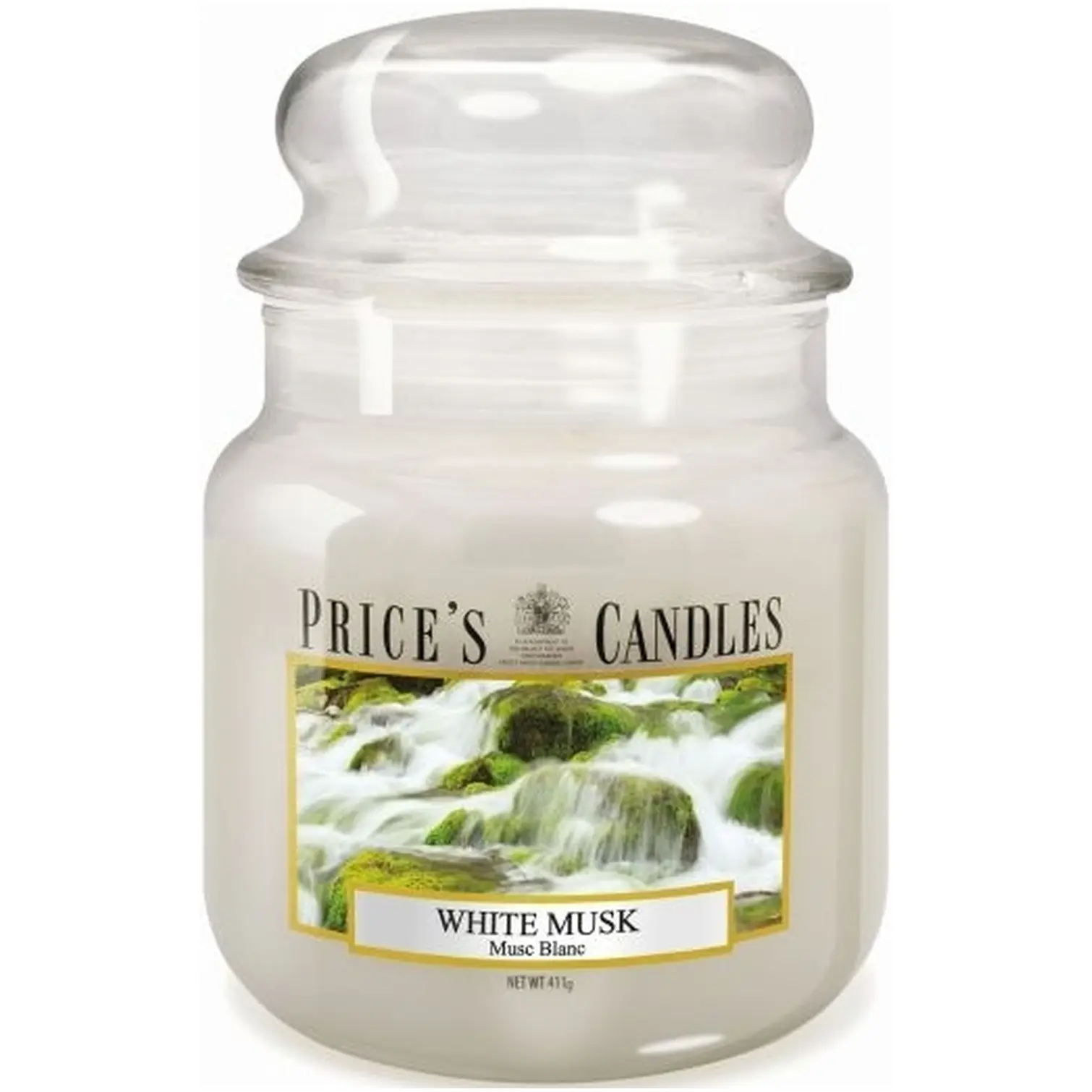 Prices Medium Jar White Musk Candle