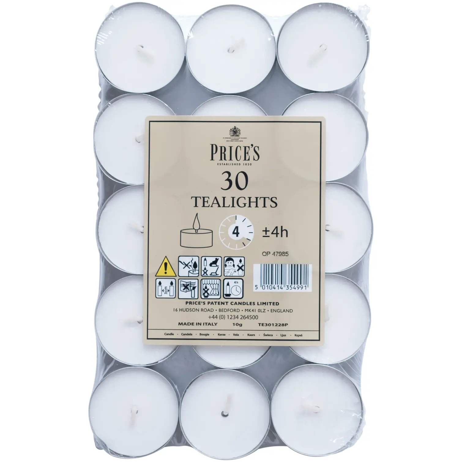Prices 30 Tealights 4 Hour Burn Time