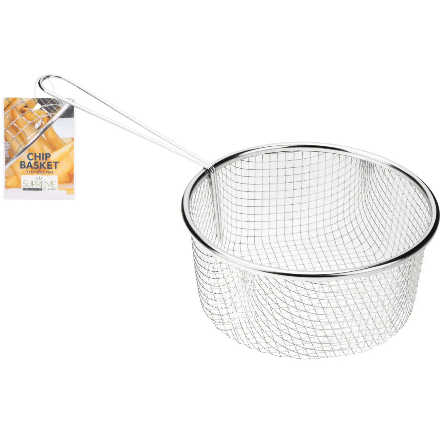 Supreme Stainless Steel Chip Frying Basket 20cm