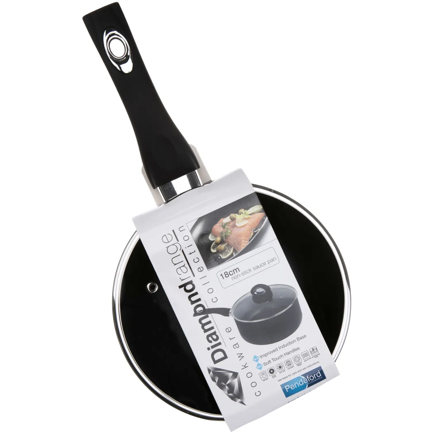 Black Diamond 18cm Saucepan Non Stick