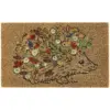 My Mat Coir Floral Hedgehog 45x75cm