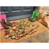 My Mat Coir Floral Hedgehog 45x75cm