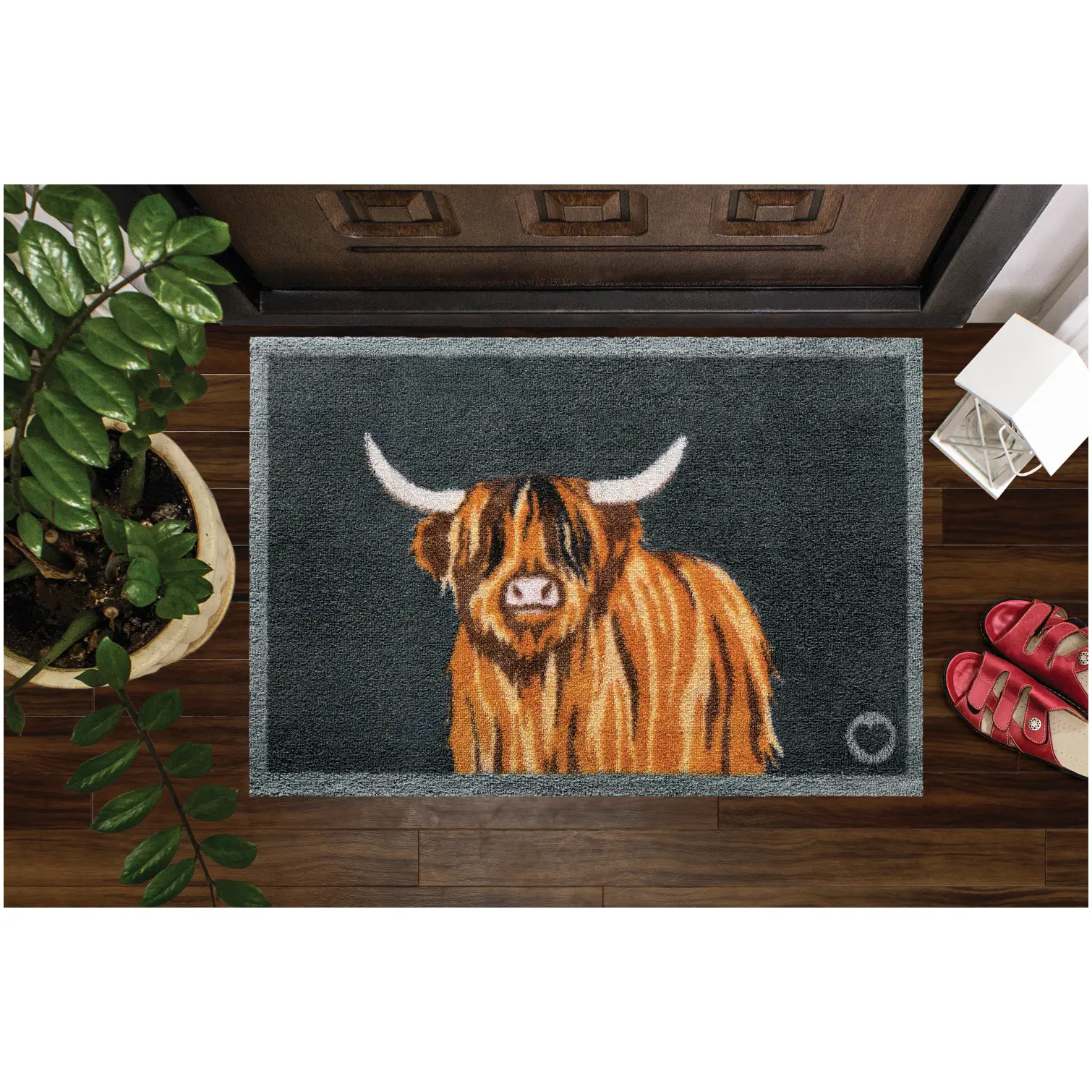 Hug Rug Highland Cow Mat 50x75cm