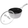 Laura Ashley 20cm Saucepan With Glass Lid Dark Dove Grey
