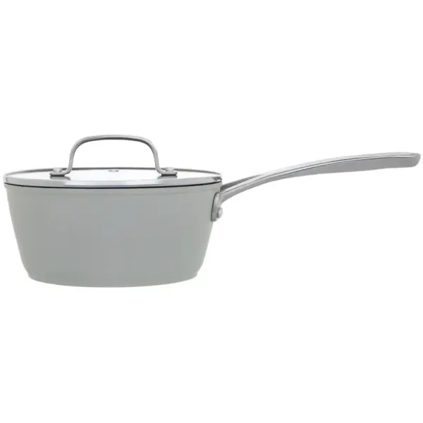 PHL0108 Laura Ashley 16cm Saucepan with Glass Lid Sage Leaf