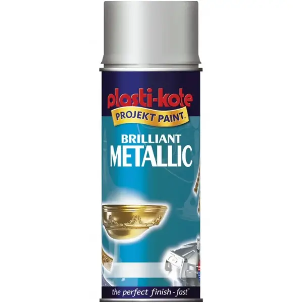Plastikote Silver Brilliant Metalic Paint