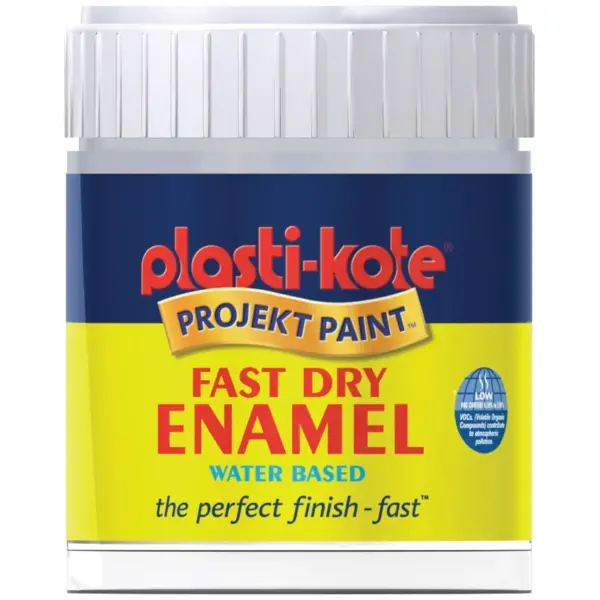 PlastiKote Fast Dry Project Enamel Paint 59ml - Chrome