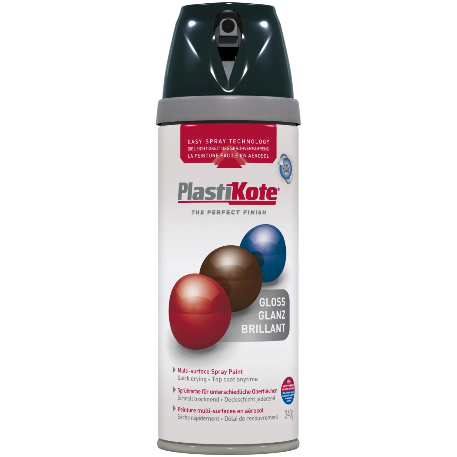 Plasti-kote 400ML Super Acrylic Gloss Black