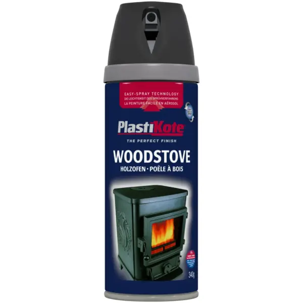 Plasti-kote Woodstove 400ml Black