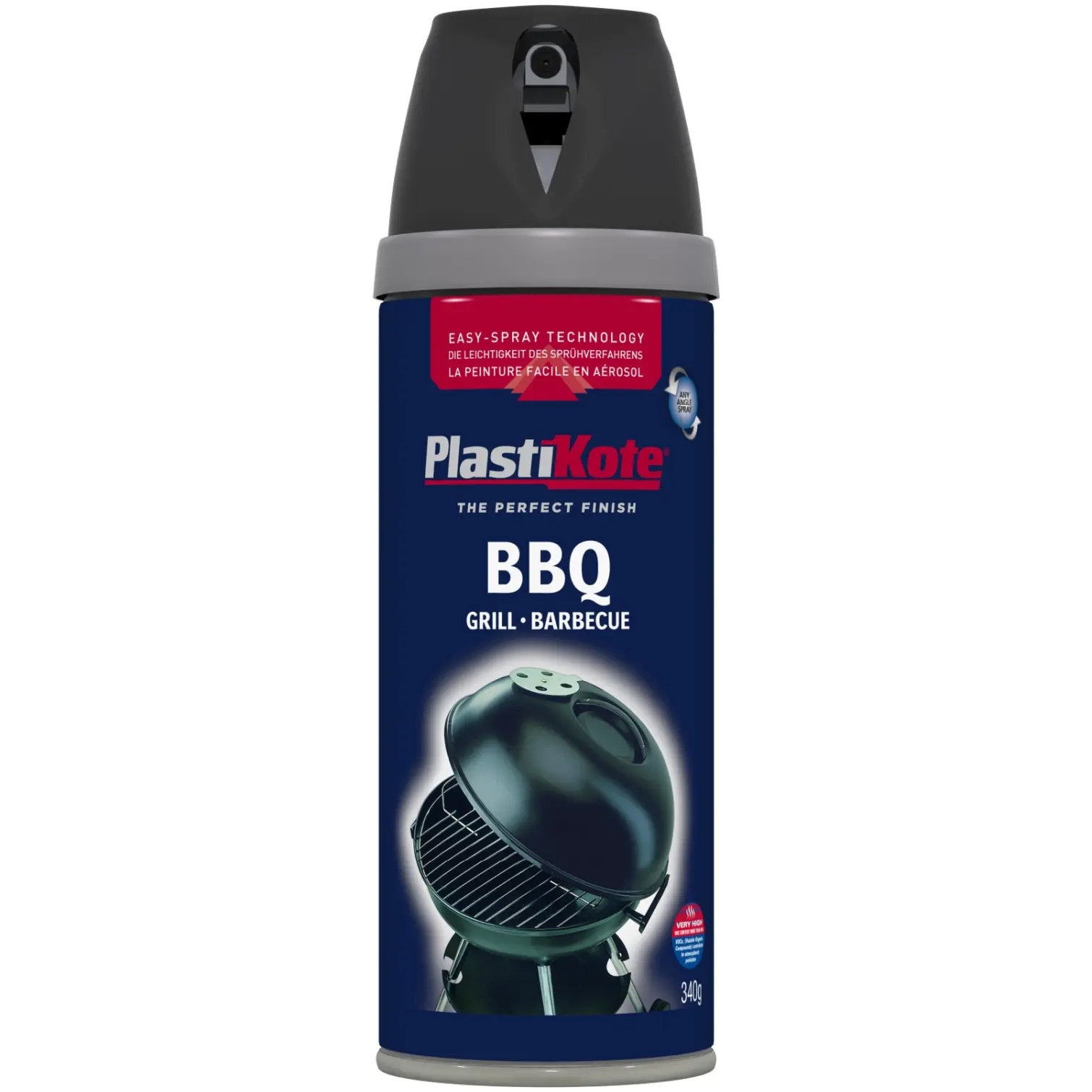 Plasti-kote 400ml Bar-B-Que Black