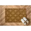 Mighty Mats Designer Collection Embossed Coir Door Mat Square Geo 40 x 60cm