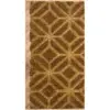Mighty Mats Designer Collection Embossed Coir Door Mat Square Geo 40 x 60cm