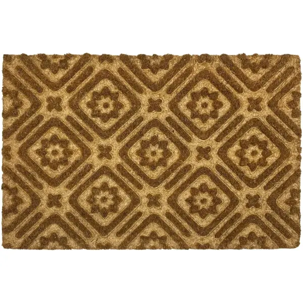 Mighty Mats Designer Collection Embossed Coir Mat Trellis 40x60cm