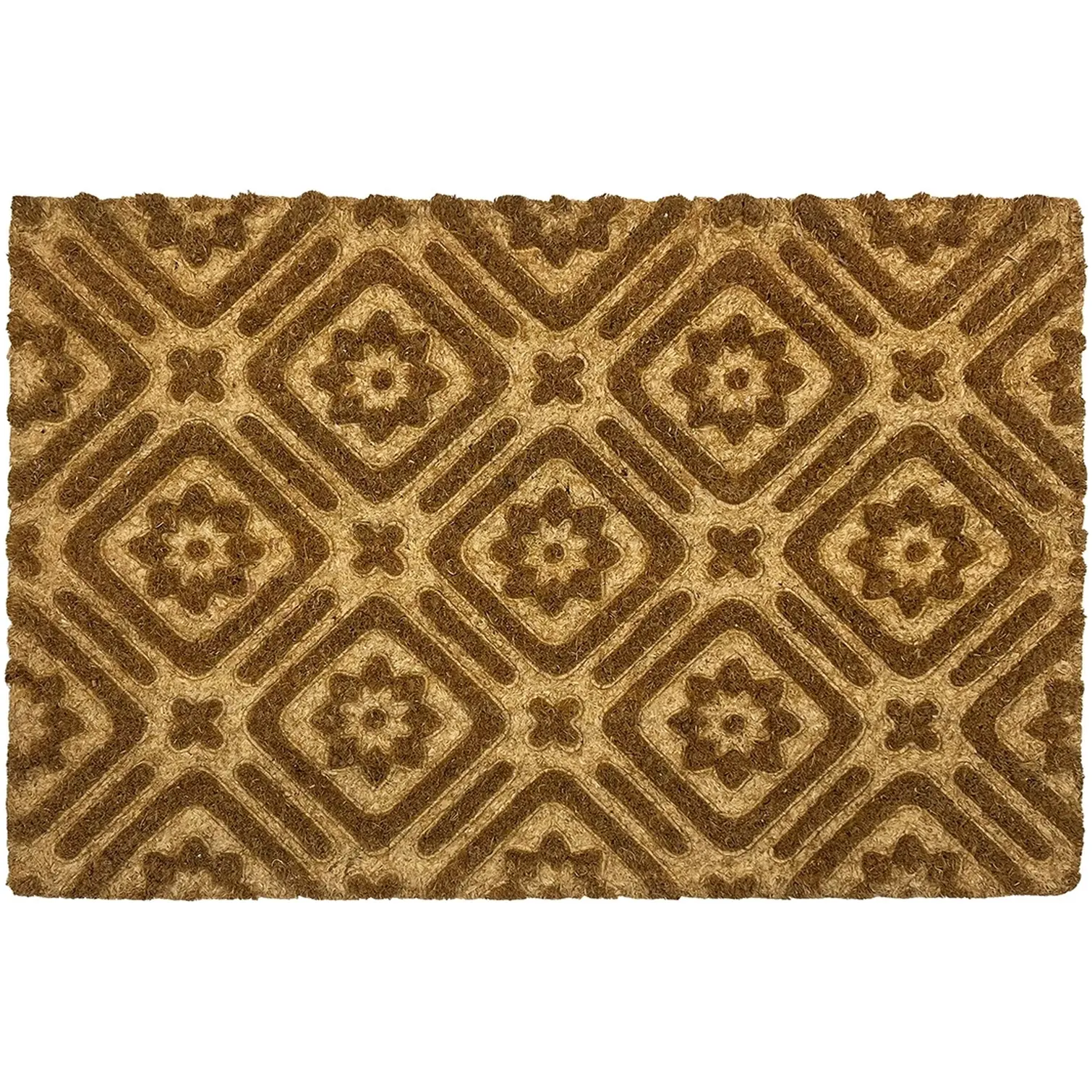 Mighty Mats Designer Collection Embossed Coir Mat Trellis 40x60cm