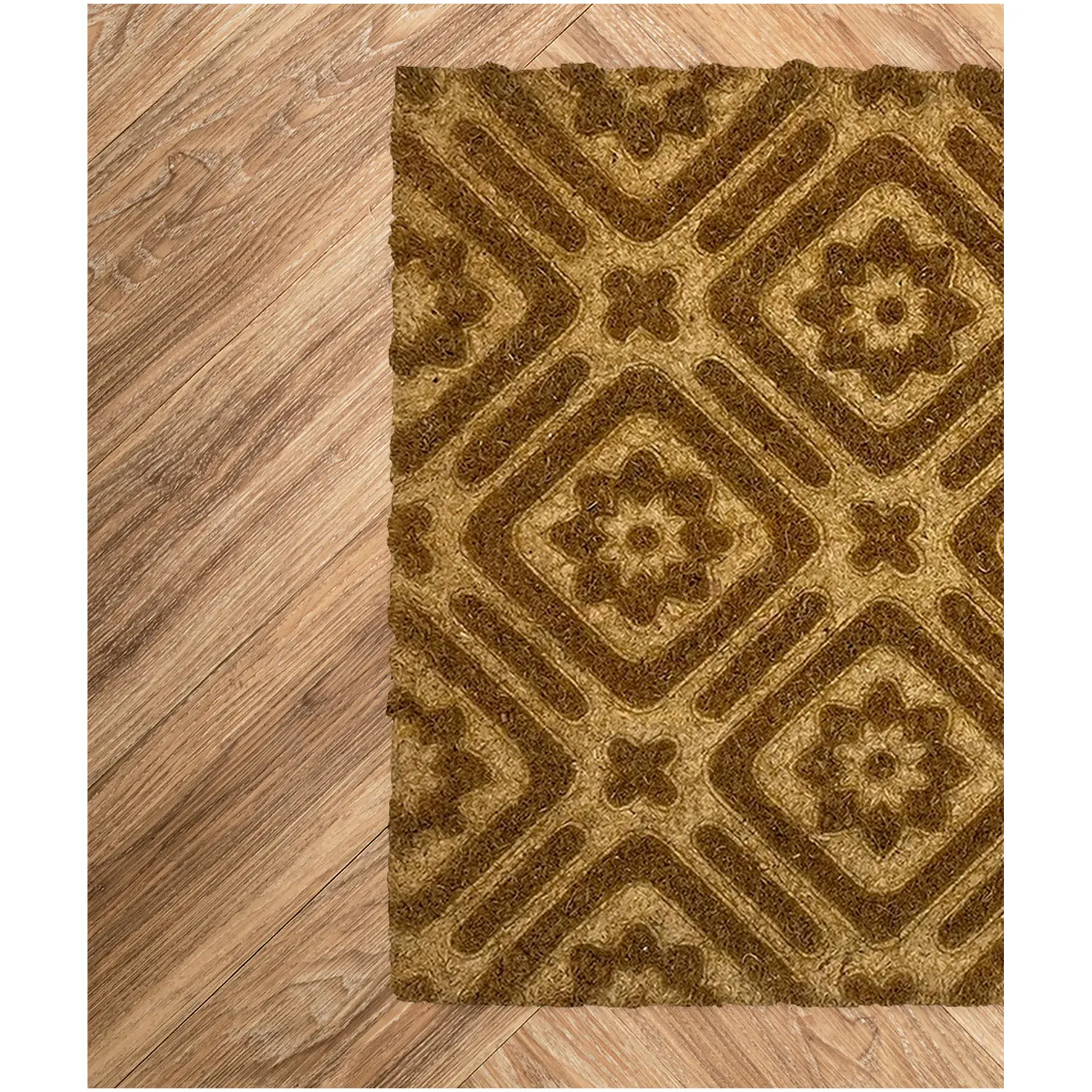 Mighty Mats Designer Collection Embossed Coir Mat Trellis 40x60cm