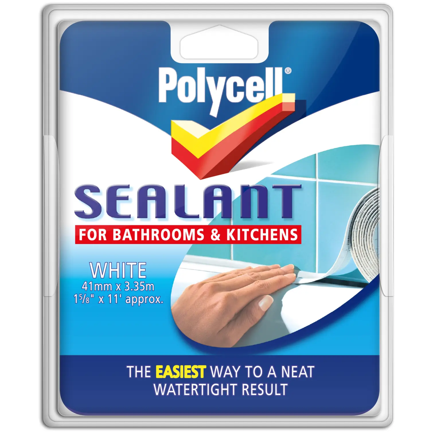 POL0071 Polycell Sealant Strip White 41mm