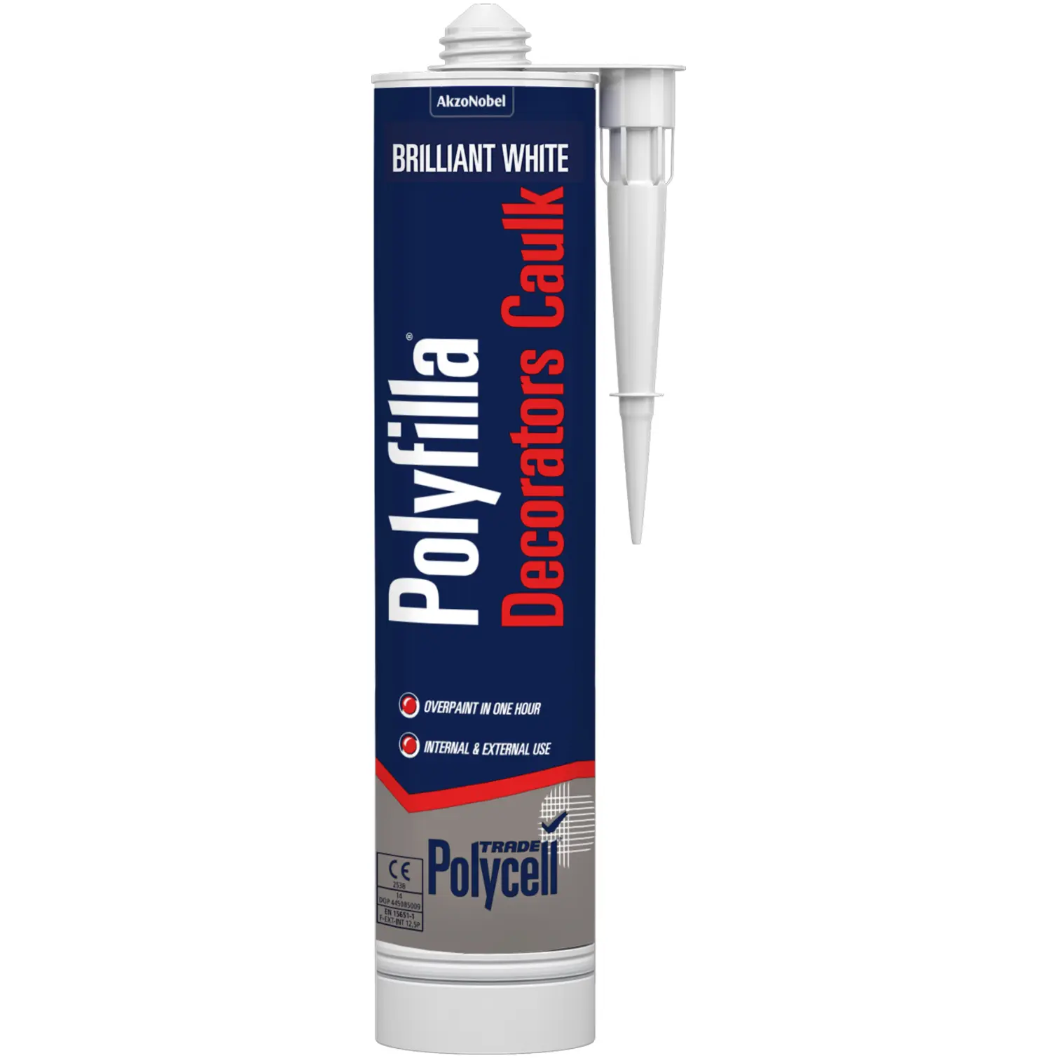 Polycell Decorators Caulk 290ml for filling and sealing gaps UK
