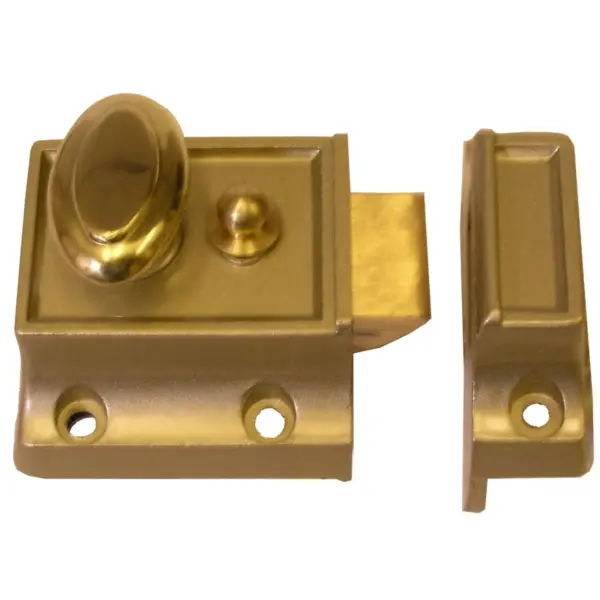 PSP0021 Sterling Narrow Style Night Latch PB Cyl