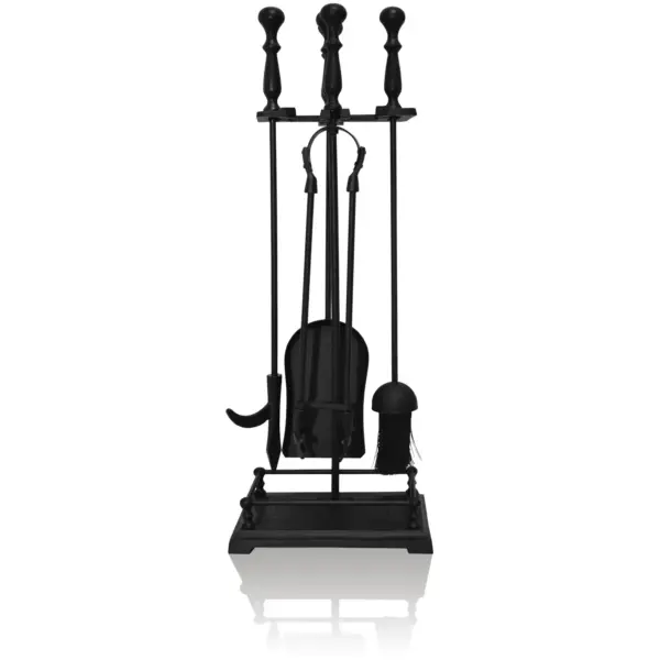 QPI0040 The Fireside Range Gallery Companion Set Black 580mm