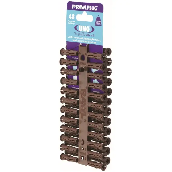 Rawlplug Uno Brown Plug(48)