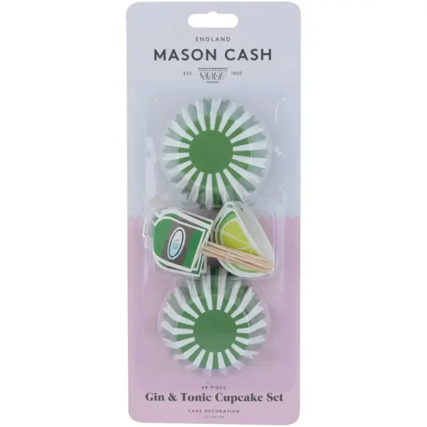 G & T Cupcake Cases & Toppers