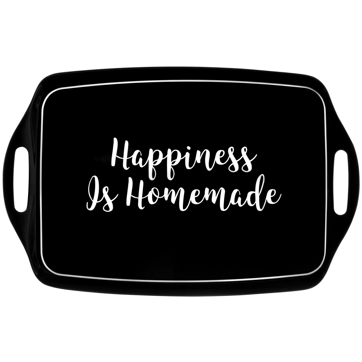 RAY0367 Carnaby Script Handled Tray