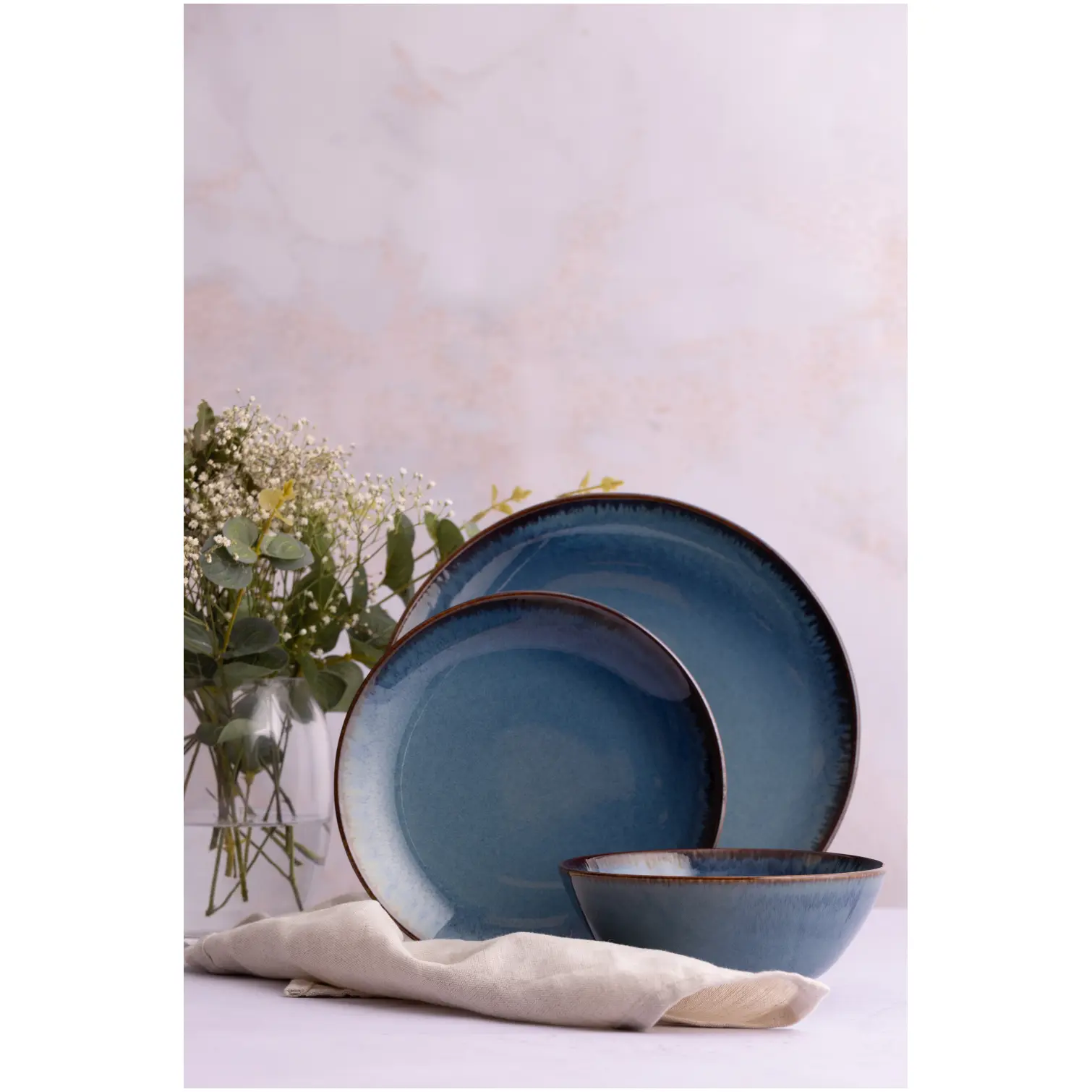 Mason Cash Reactive Blue Bowl 16.5cm