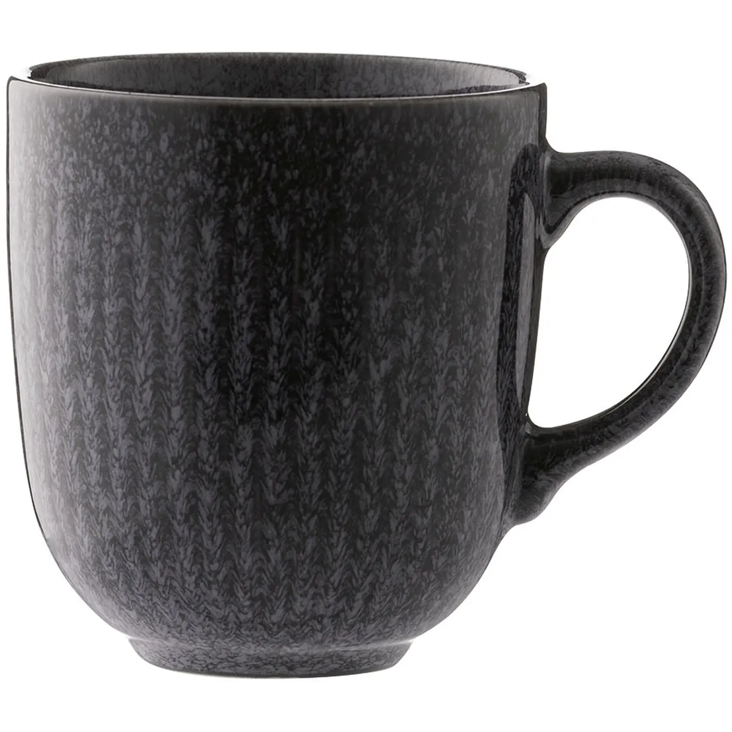 Mason Cash Reactive Linear Black Mug 400ml