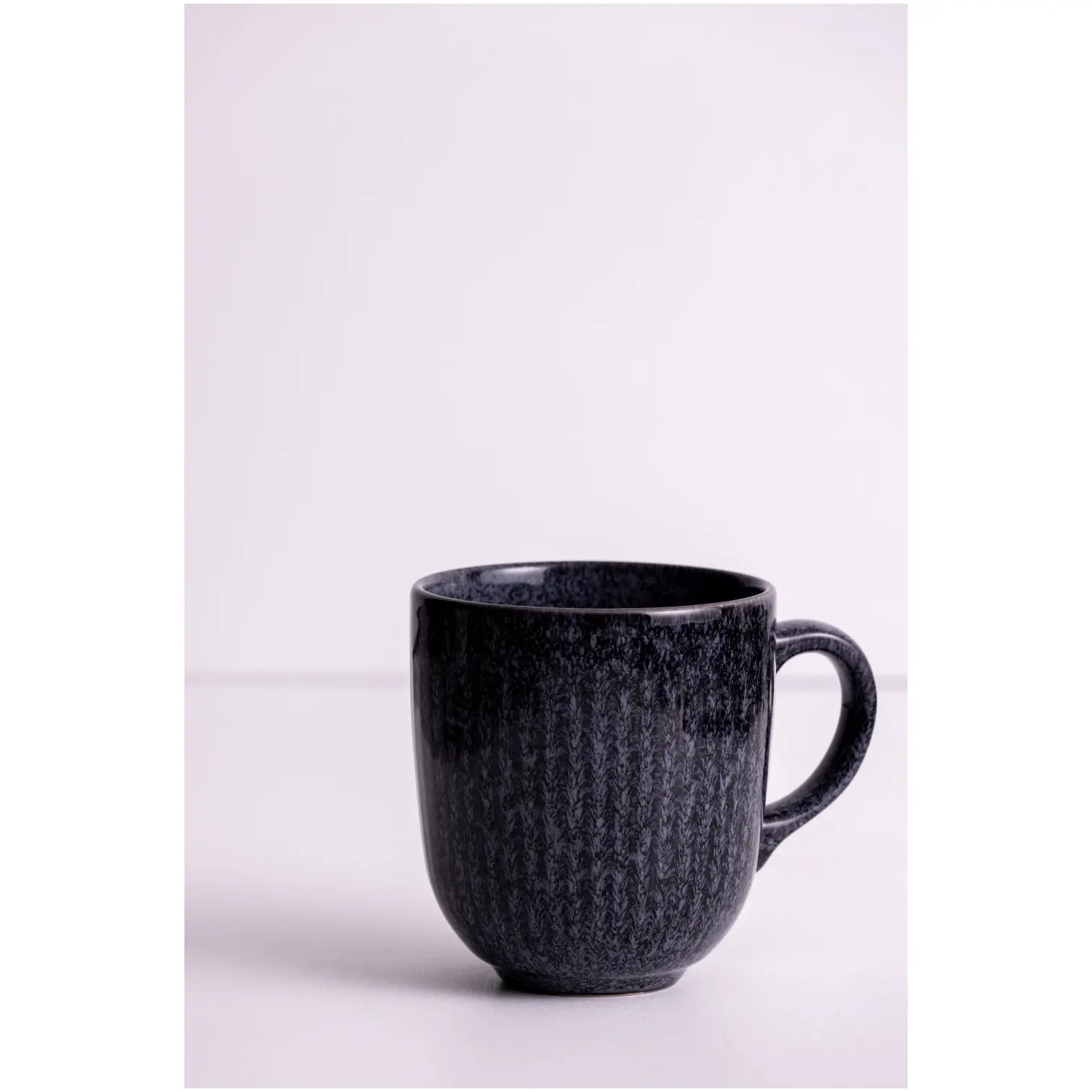 Mason Cash Reactive Linear Black Mug 400ml