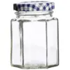 Hexagonal Twist Top Jar