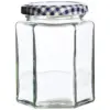 Hexagonal Twist Top Jar