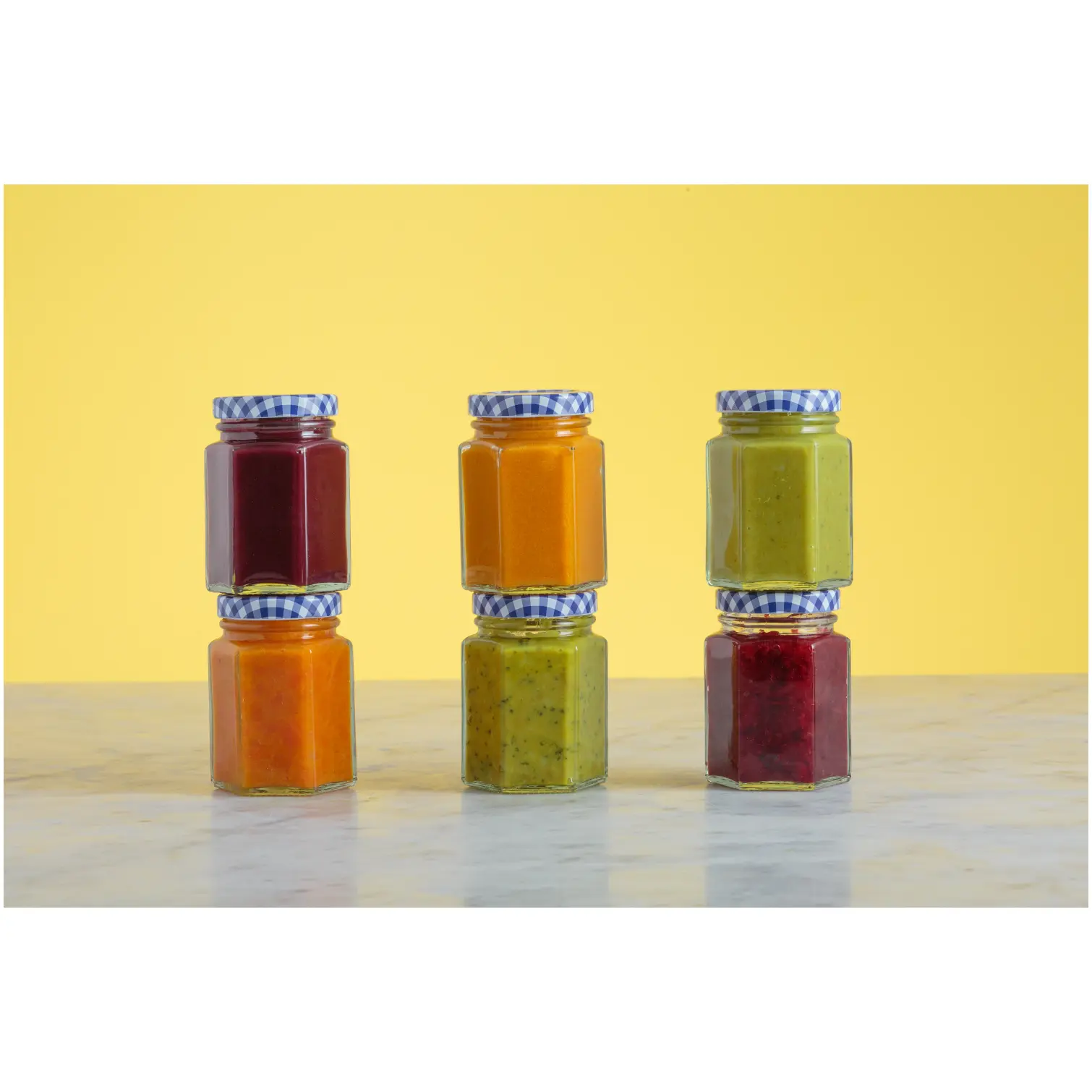 Hexagonal Twist Top Jar