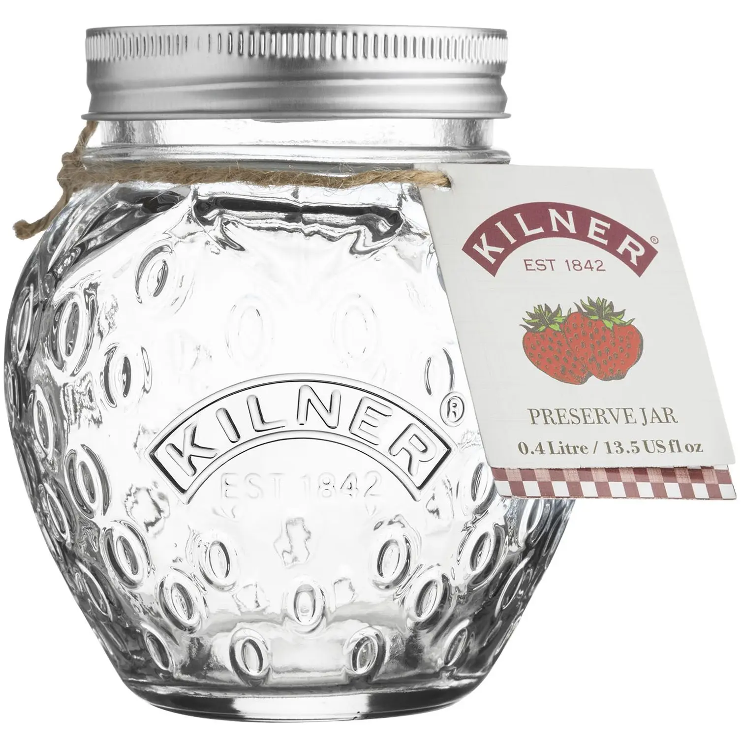 Strawberry Fruit Preserve Jar