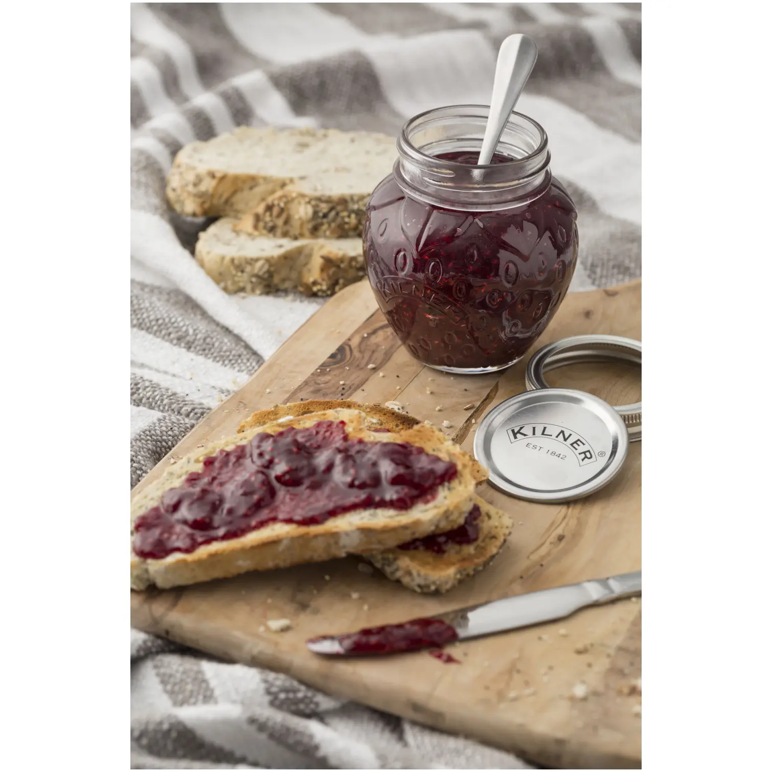 Strawberry Fruit Preserve Jar
