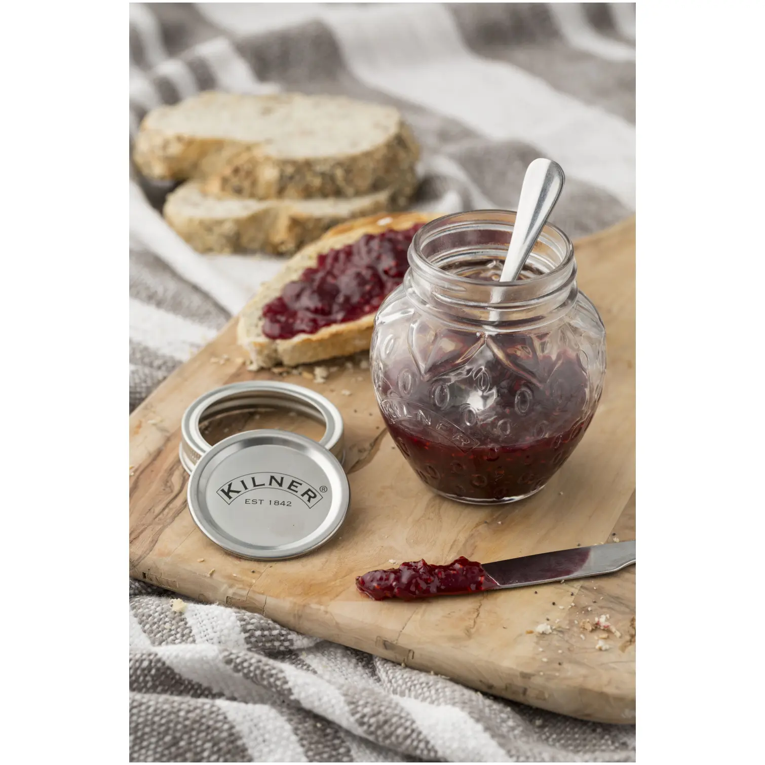 Strawberry Fruit Preserve Jar