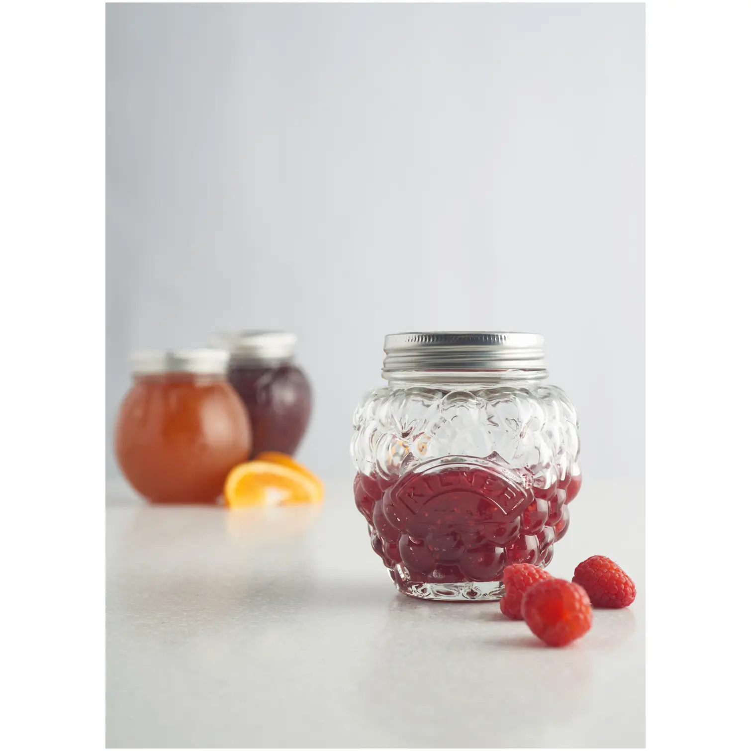 Berry Fruit Preserve Jar 0.4L