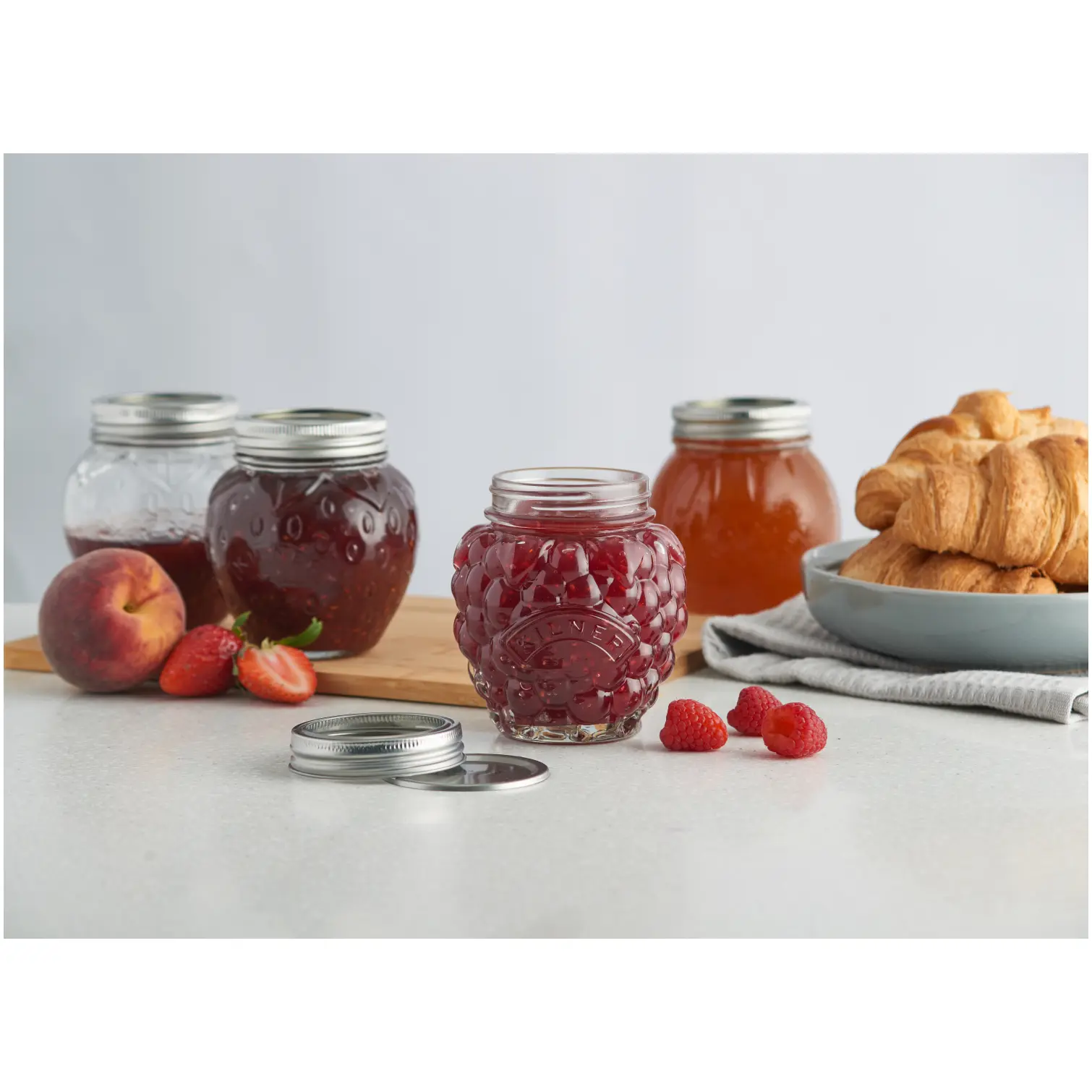 Berry Fruit Preserve Jar 0.4L